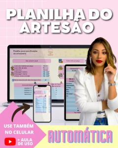 Planilha de Precificação Automática do Artesão Mary Carvalho - Outros
