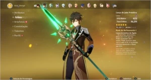 Zhongli + Jade Spear + Qiqi - Genshin Impact