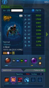 Conta LADMO Mid-End Game - Digimon Masters Online