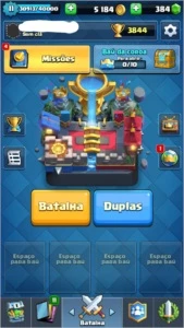 Conta Clash Royale nível 11 com 12 Lendárias, e Gemas.