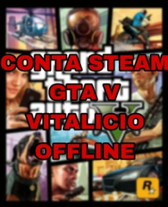 ✅  Conta Steam Com GTA V Offline ✅