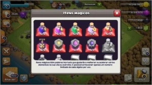 CONTA CLASH OF CLANS TOP 1850+ GEMAS