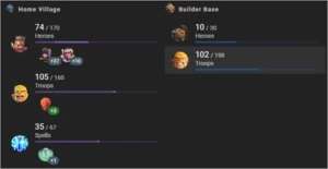 CONTA CLASH OF CLANS TOP 1850+ GEMAS