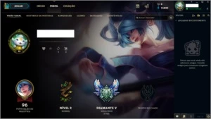 Conta LOL Diamante V Smurf - League of Legends