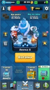Conta de clash royale
