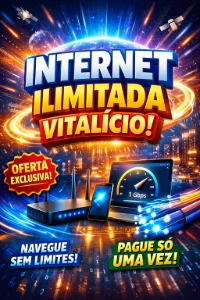 Internet Ilimitada Vitalício 🛜❤️‍🔥 - Outros