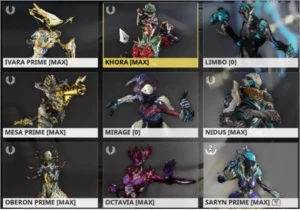 conta de warframe - Outros