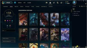 CONTA LOL DIAMANTE IV - 128 Champs - 118 Skins - League of Legends
