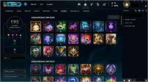 CONTA LOL DIAMANTE IV - 128 Champs - 118 Skins - League of Legends