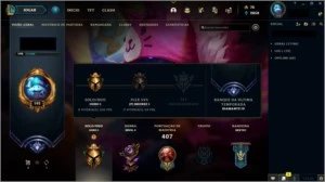 CONTA LOL DIAMANTE IV - 128 Champs - 118 Skins - League of Legends