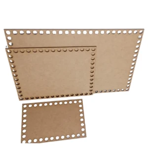 Kit 10 Base Retangular para croche Fio de Malha para... - Artesanato e Personalizados