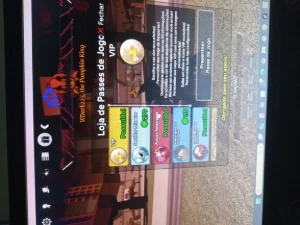 Conta com muitas skin e upada Campo batalha de herois - Roblox