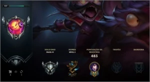 CONTA PRATA 4 NIVEL 30 + SKINS
