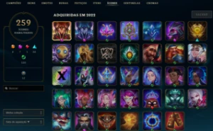 conta lol com 194 skins + valorant