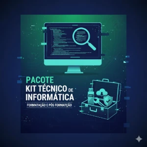 Kit Técnico de Informática Formatação e Pós Formatação