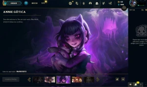 Conta LOL FULL ACESSO - Kayle Juiza/Rammus Rei/Annie Gotica - League of Legends