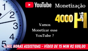 Alcance a Monetização no YouTube: 4000 Horas Assistidas! - Redes Sociais