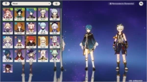 Conta Ar47  Diluc, Childe, venti, qiqi e weapon 5* - Genshin Impact