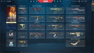Conta platina 2 (Com várias skins) - Valorant