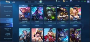 CONTA MOBILE LEGENDS