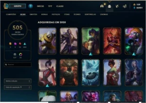 Conta D2 ex mestre. Full champ 505 skins Preço de banana - League of Legends LOL