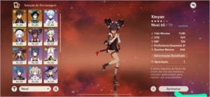 Conta AR 45 Venti, Mona, Qiqi e Zongli. - Genshin Impact