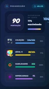 Conta Brawl Stars com 104/104 Brawlers