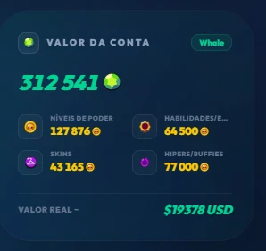 Conta Brawl Stars com 104/104 Brawlers