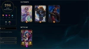CONTA LEAGUE OF LEGENDS COM MUITAS SKINS (VALOR NEGOCIAVEL) LOL