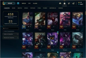 Conta PLATINA 2 com 74 skins e 135 champs - League of Legends LOL