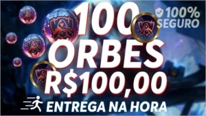 100X ORBES MUNDIAL + SACO DE BRINDES + EMBLEMAS - League of Legends LOL