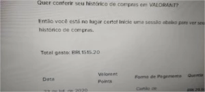 Vendendo conta no Valorant com 1k e 500 gastos