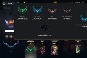 Platina 2 com TODOS os Champs e 178 Skins ( MONO ADC ) - League of Legends LOL