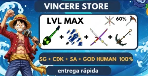 Blox Fruits - ⚔️CDK + 🎸SG + 🦈SA + 👊GHM+ Lvl Máximo
