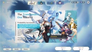 CONTA GENSHIN IMPACT + 10 PER 5* + 91 TIROS + 57 LUAS RESINA