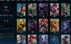 80 Skins, 1 Ultimate, 2 Míticas, 5 Lendárias! Lol Esmeralda - League of Legends