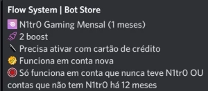 Nitro Gaming Mensal - 1 mês Link - Assinaturas e Premium