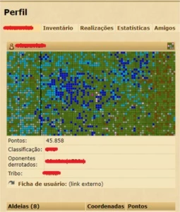 Conta tribal wars 8 aldeias 45k de pontos - Outros