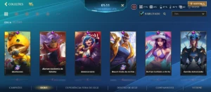 Wild rift com todos os personagens e algumas skins - League of Legends: Wild Rift LOL WR