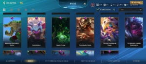 Wild rift com todos os personagens e algumas skins - League of Legends: Wild Rift LOL WR