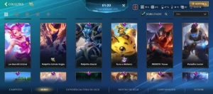Wild rift com todos os personagens e algumas skins - League of Legends: Wild Rift LOL WR