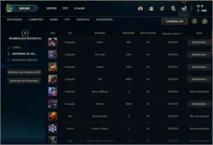 Conta Prata 1 - League of Legends LOL