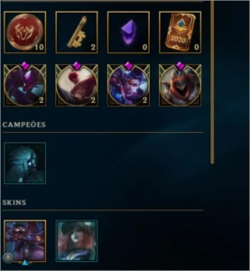 Conta lol ex platina 1 - League of Legends