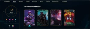 Conta lol ex platina 1 - League of Legends