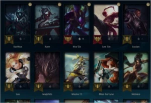 Conta lol ex platina 1 - League of Legends