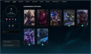 Conta LoL Platina 4 mmr bom - League of Legends
