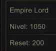 MEGAMU - Dark Lord Level 1050 - MU Online