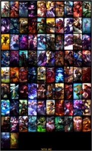 Conta lv66 81 Skins 130 icones 6 skins de ward Elo Platina 3 - League of Legends LOL