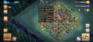 Cv14 Praticamente Full Th14 Barato Top C/ Skins 6 Construtor - Clash of Clans