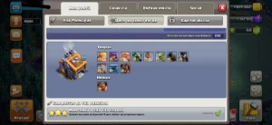 Cv14 Praticamente Full Th14 Barato Top C/ Skins 6 Construtor - Clash of Clans